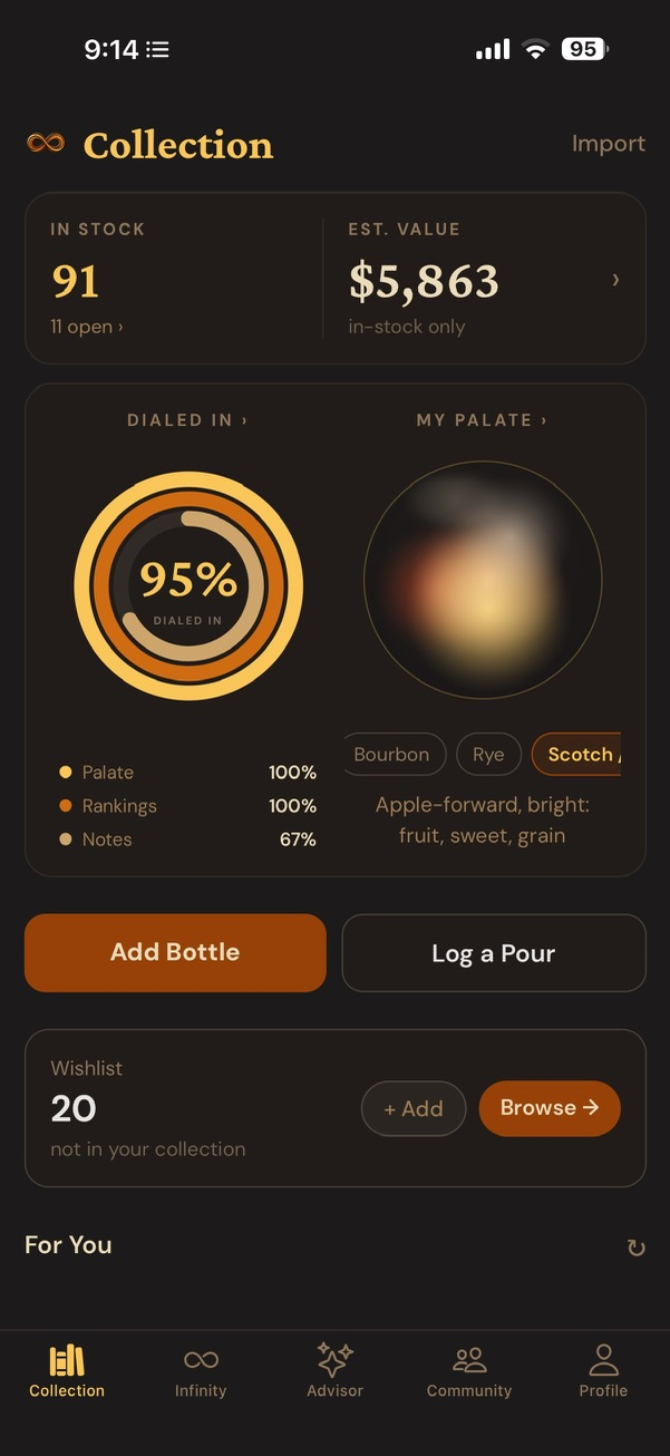 Your palate rendered as a living flavor orb